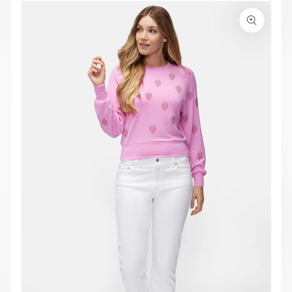 Strawberry Bridget Sweater | Cyclamen
